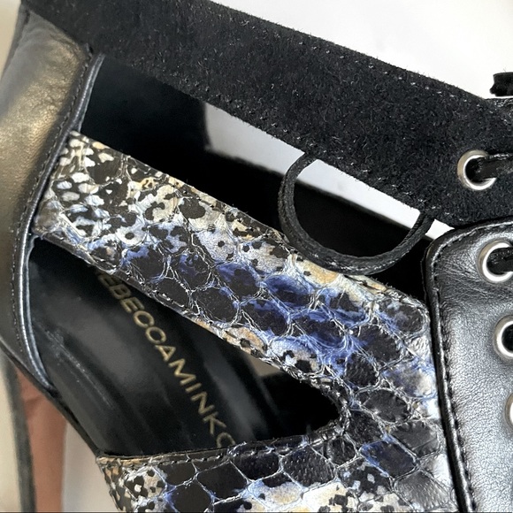 Rebecca Minkoff Reed Lace Up Stiletto Booties - Picture 8 of 10